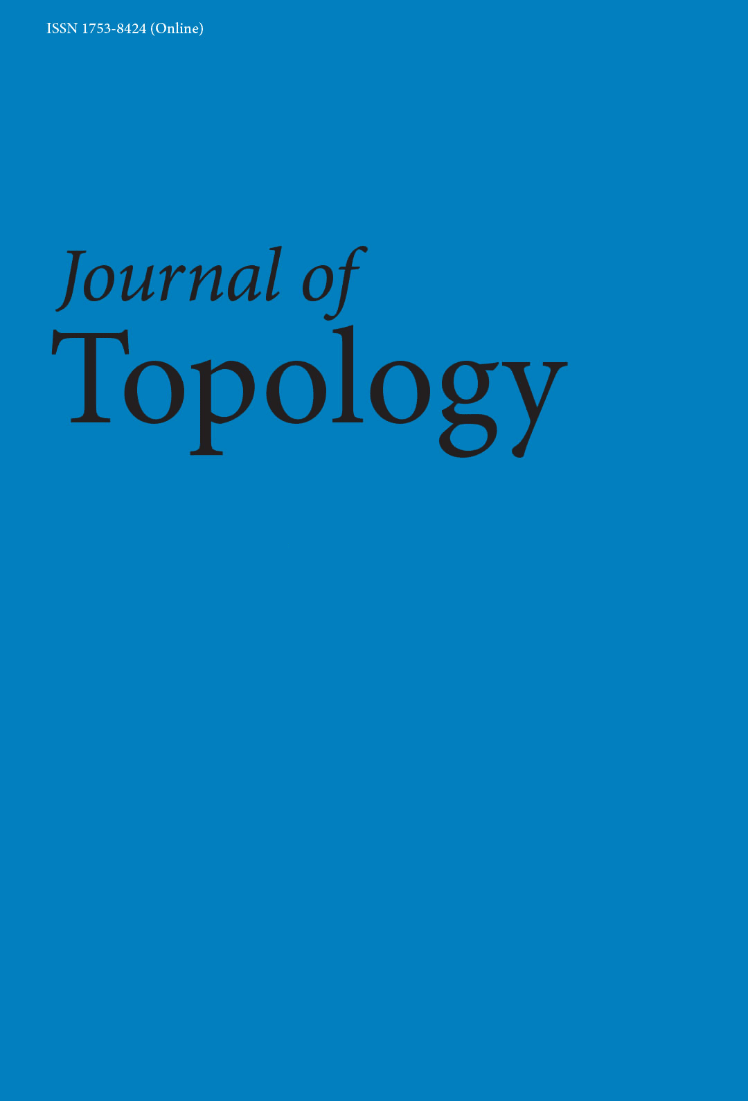 Journal of Topology cover image